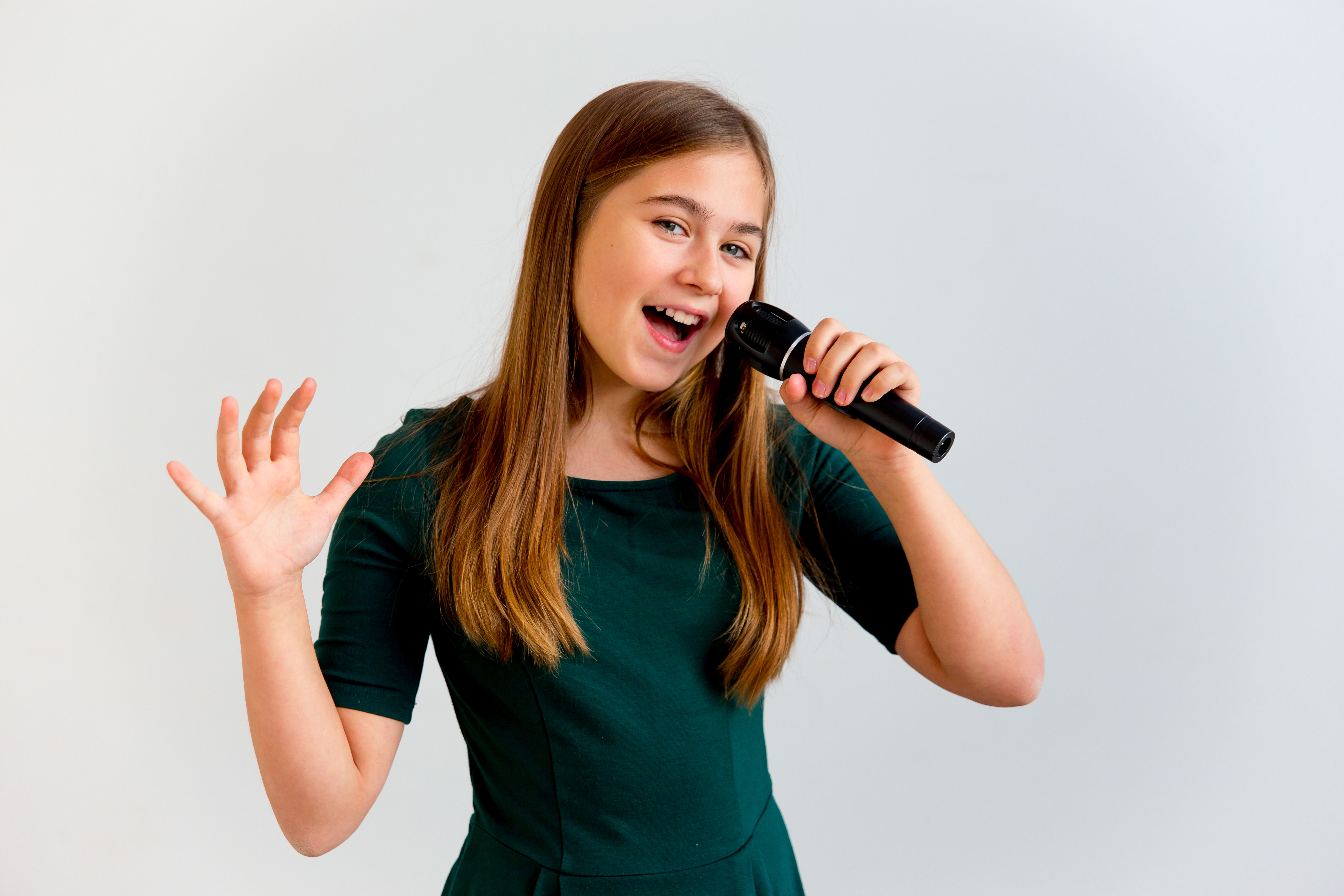 Girl singing