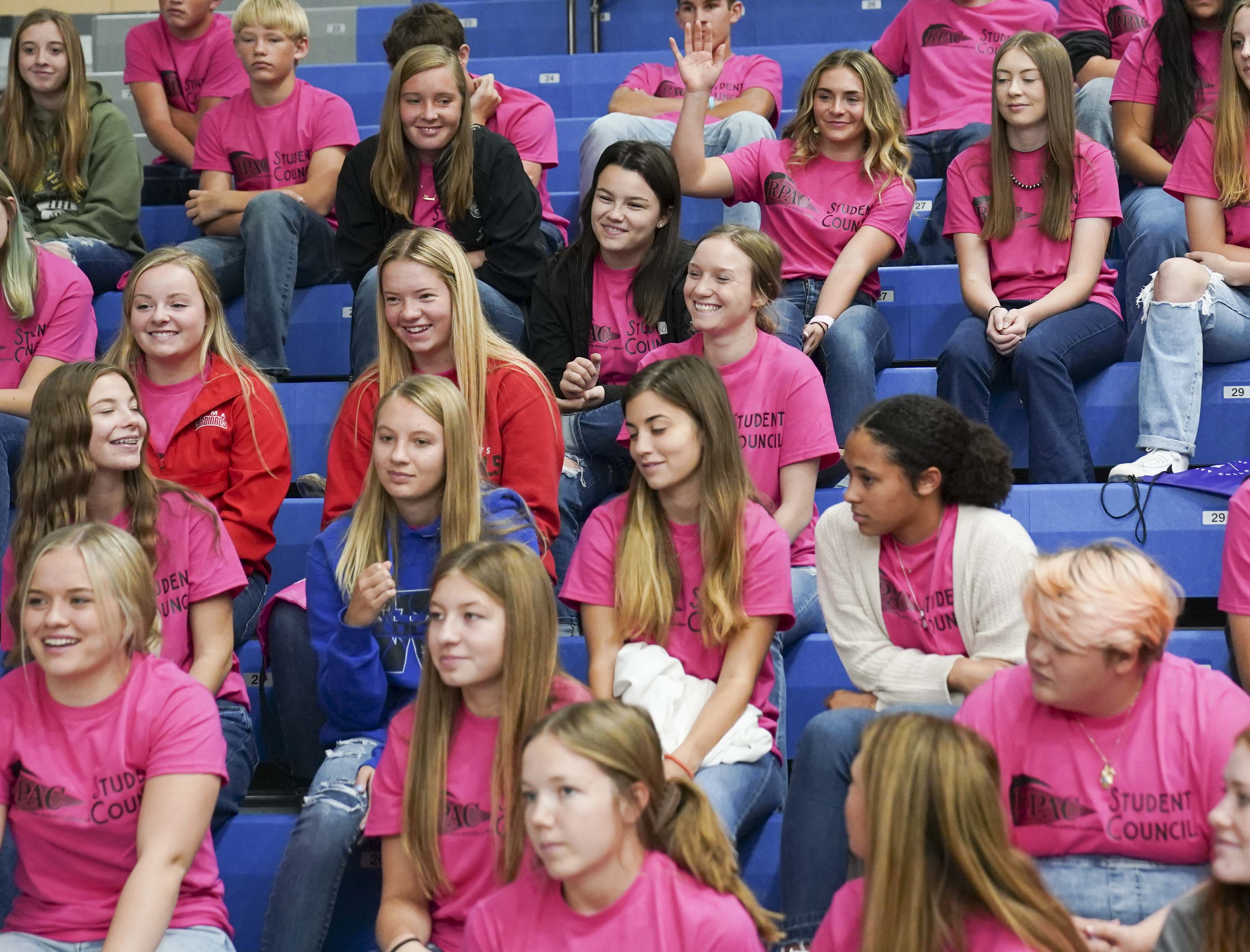 High school students were on campus Wednesday for RPAC Leadership Day.