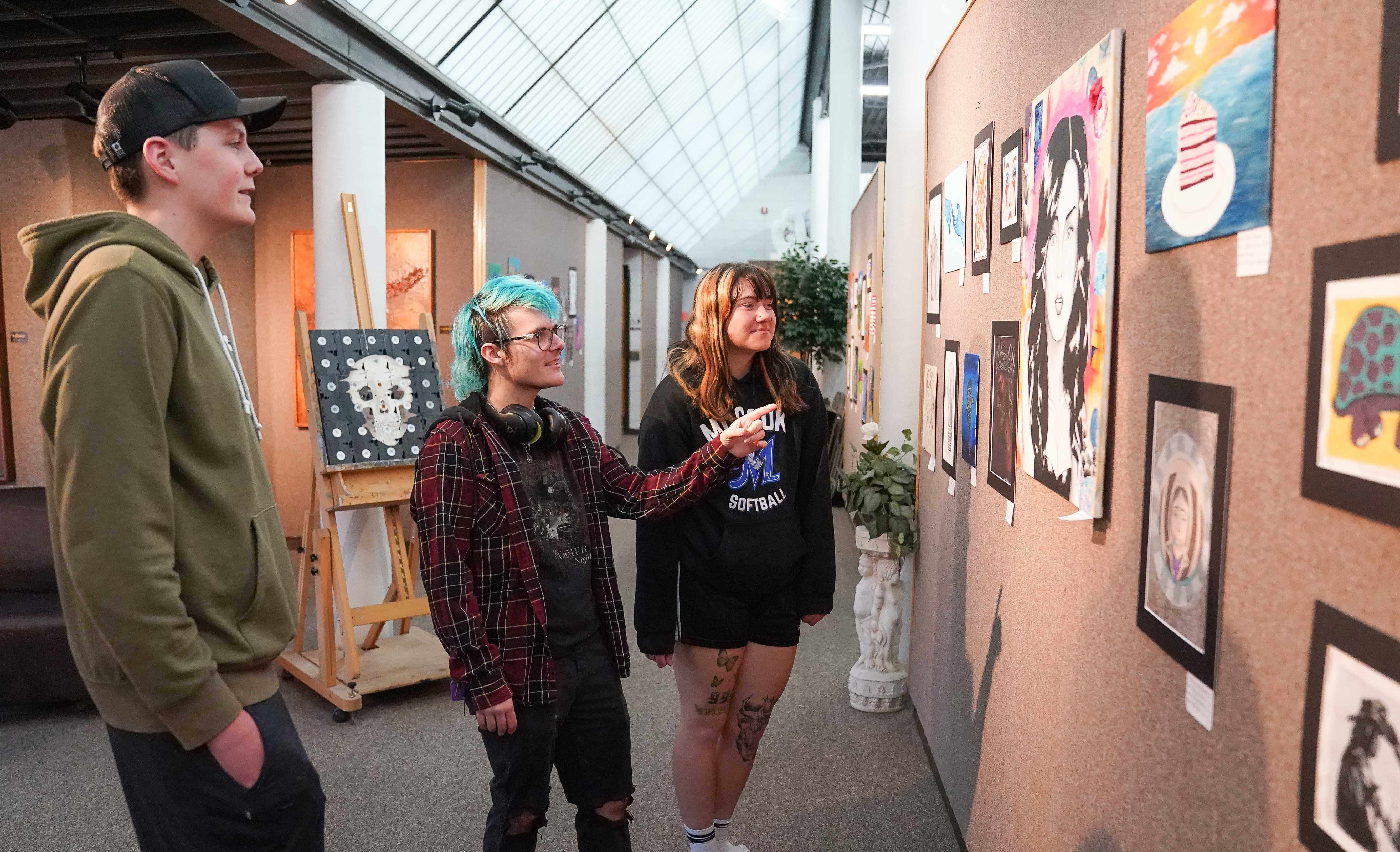 MCC students judge 2024 MHS Art Show