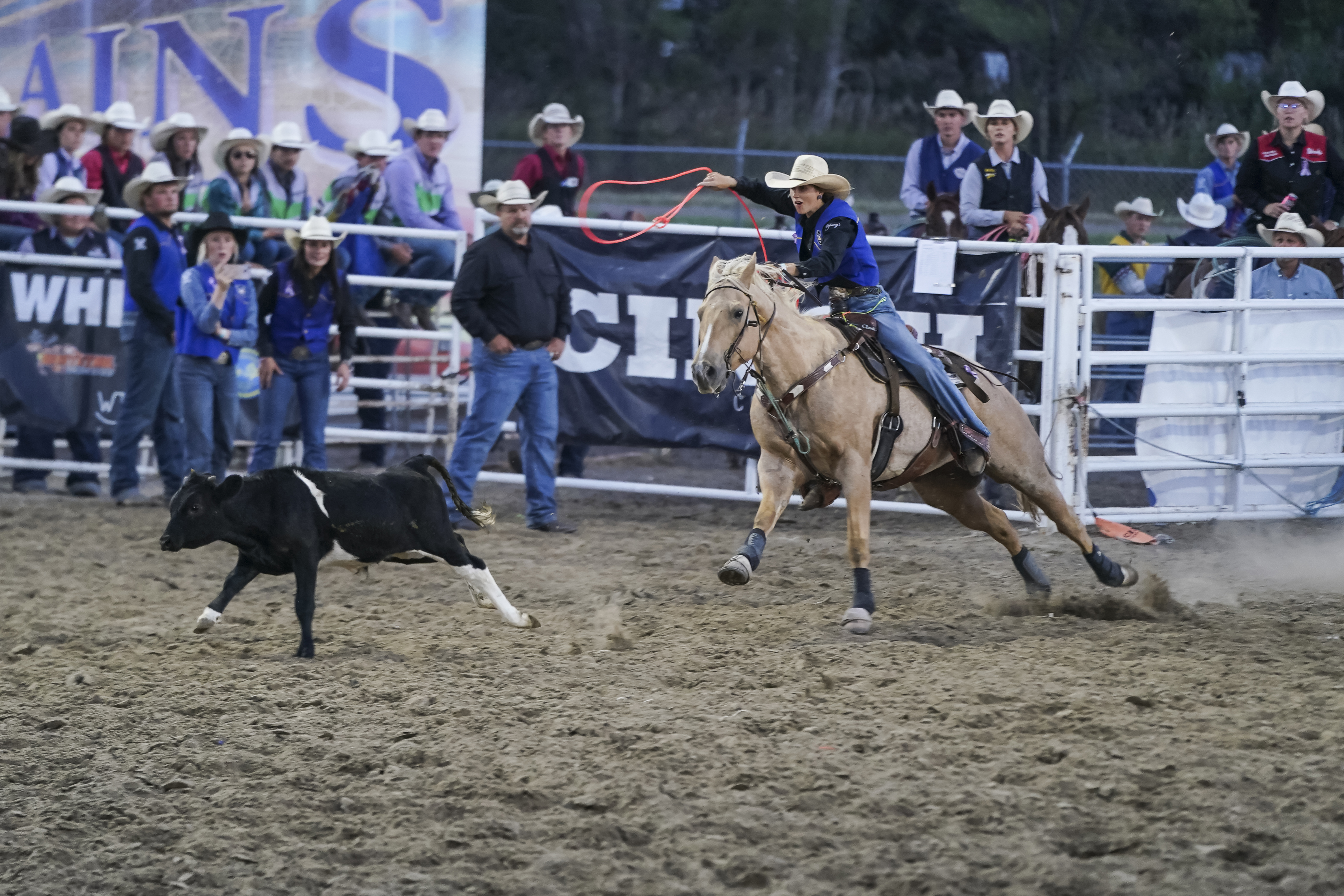 Whitney Jennings competes in the breakaway event at the Mid-Plains Community College Stampede in September.